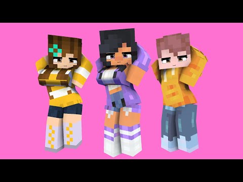 COUPLE DANCE APHMAU FRIENDS MAC AND NOI DARLING OHAYO - MINECRAFT ANIMATION #shorts