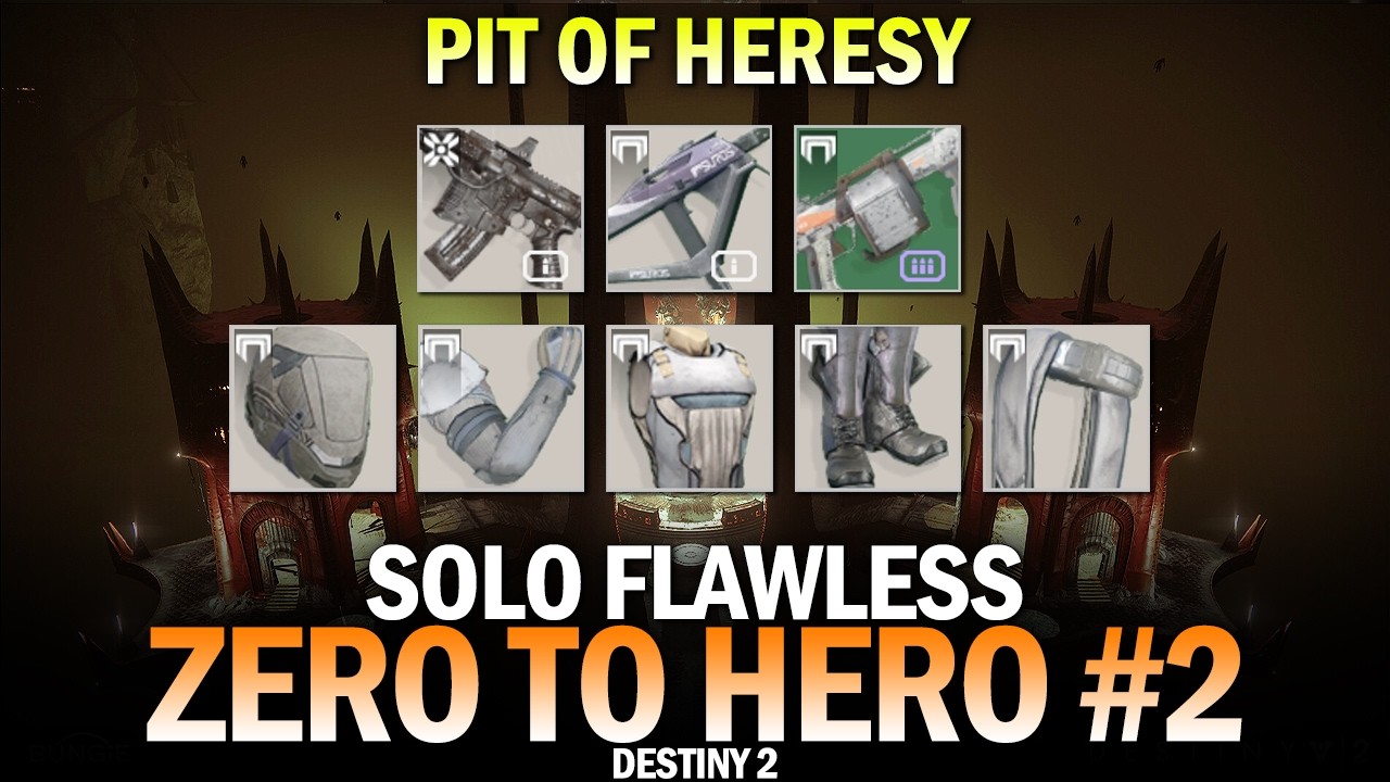 Solo Flawless "Zero to Hero" Dungeon Series Part 2 - Pit of Heresy [Destiny 2]