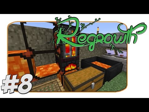 FTB Regrowth - Crucible Furnace And Ingot Cast - Part 8