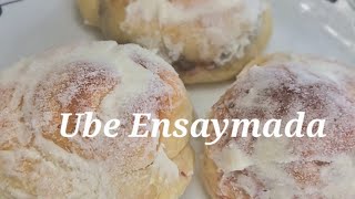 Ube Ensaymada with Creamcheese Buttercream Topping