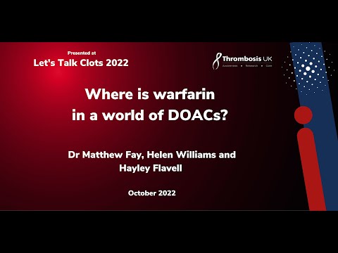 Where is warfarin in a world of DOACs