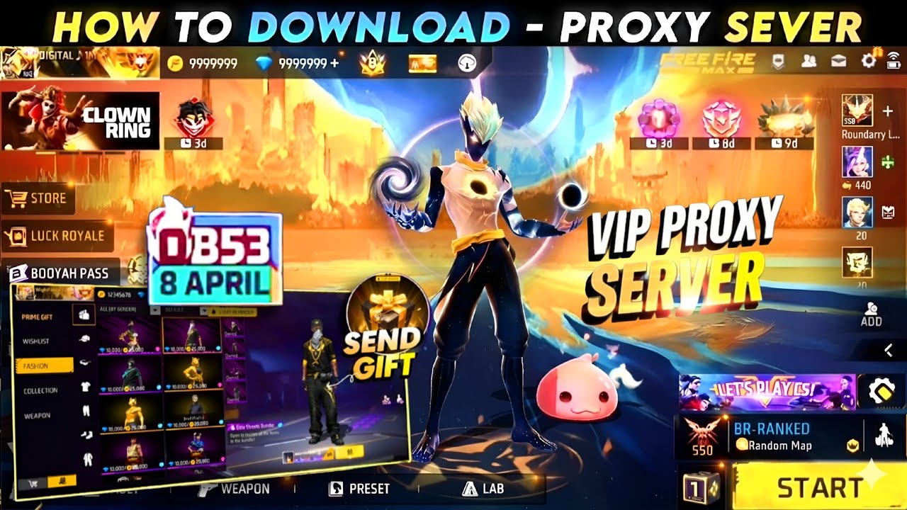 HOW TO DOWNLOAD PROXY SERVER IN FREE FIRE 💯😱🔥, FREE FIRE PROXY SERVER, VIP PROXY SERVER FREE FIRE 