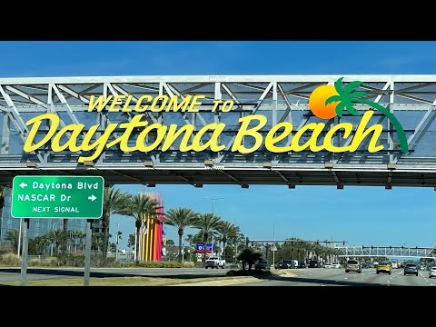 Drive Orlando to Daytona Beach Florida USA 2023