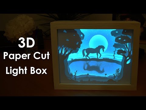 How to Create a 3D Paper Cut Light Box | DIY Project : 12 Steps (with  Pictures) - Instructables