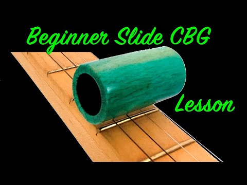 Slide Beginner Cigar Box Guitar Lesson #cbg #CBGLESSON #beginnercbglesson #cigarboxguitarlesson