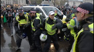 10 arrests after 150,000 march in pro-Palestinian protest march in Central London