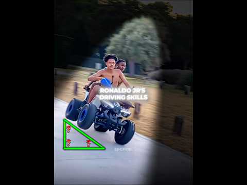 Ronaldo vs Ronaldo Jr Driving 🥶