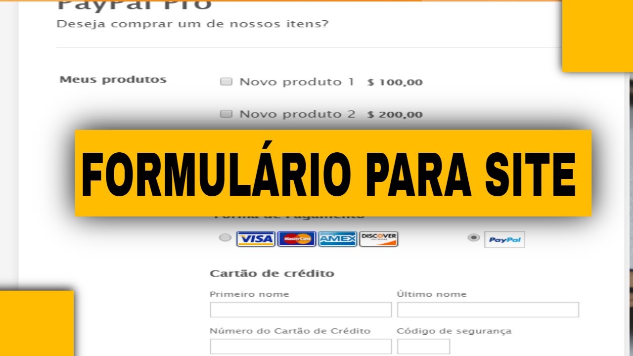 Como criar um formulário para Site (Jot Form)