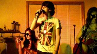 Scarlet Fade singing "Rise Above"