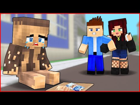 ASLI POLICE BECAME A BEGGER BECAUSE OF MERVE! 😢 - Minecraft