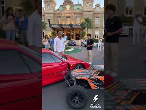 Une Ferrari F40 détruite par une voiture RC 😳🚗