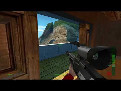 Perfect Dark XBLA - Carrington Villa: Hostage One. Perfect Agent Walkthrough