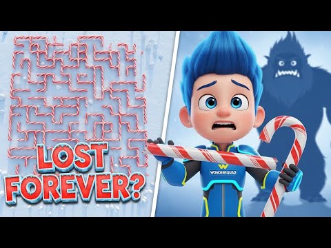 TRAPPED IN GIANT CANDY MAZE! 🍭 Impossible Escape | WonderSquad