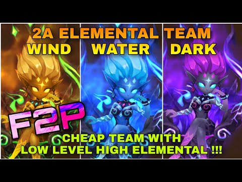 WIND WATER DARK HIGH ELEMENTAL 2A TEAM SUMMONERS WAR