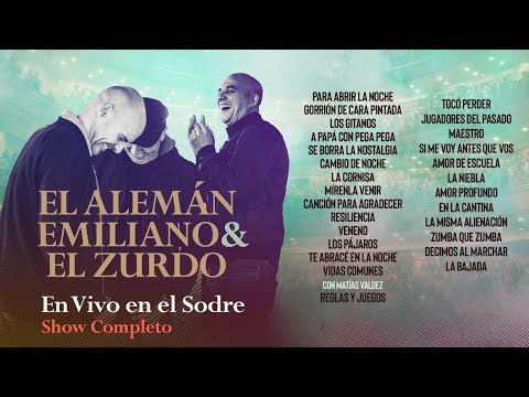 El Alemán, Emiliano y El Zurdo - Show en Vivo Auditorio del Sodre