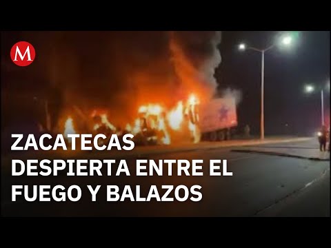 Zacatecas roads are blocked by criminal groups.