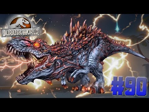 HALLOWEEN T-REX ALPHA 06 BOSS!!!-Jurassic World:The Game #90