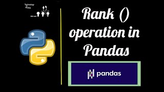 Advanced Pandas Part 3 How to use Rank() in Pandas Python?
