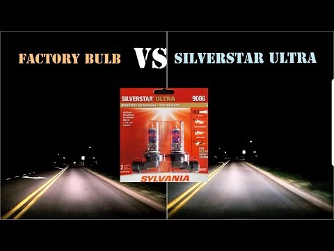 SYLVANIA Silverstar Ultra VS Factory Headlight Bulb (Road Test)