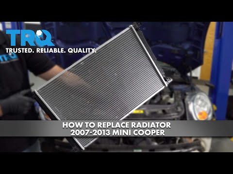 How to Replace Radiator 2007-2013 Mini Cooper