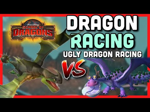 WHO IS THE FASTER DRAGON? | Abomibumble VS Ridgesnipper [Racing Challenge]-School of Dragon Gameplay