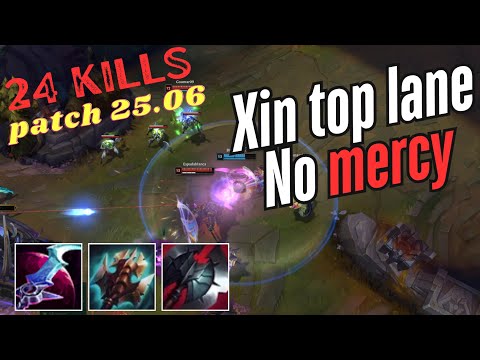 XIN ZHAO TOP IS BROKEN! DESTROYS ANY TOP LANER WITH THIS BUILD 😱 | 1V9 CARRY GUIDE - Hight light