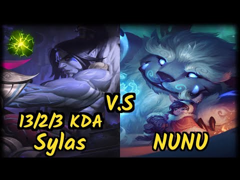 OPT Dardoch (SYLAS) vs NUNU & WILLUMP - 13/2/3 KDA JUNGLE GAMEPLAY - NA Ranked DIAMOND