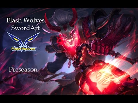 Flash Wolves SwordArt Thresh Bot Lane