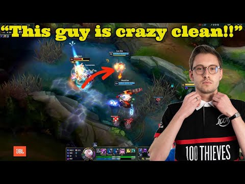 100T Bjergsen Was IMPRESSED With These Korean LEE SIN Mechanics!!