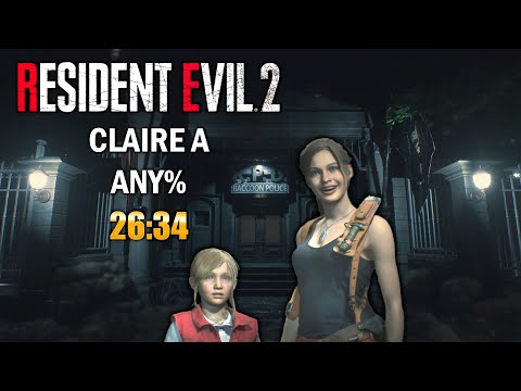 Resident Evil 2 Remake Speedrun Claire A Any% 26:34