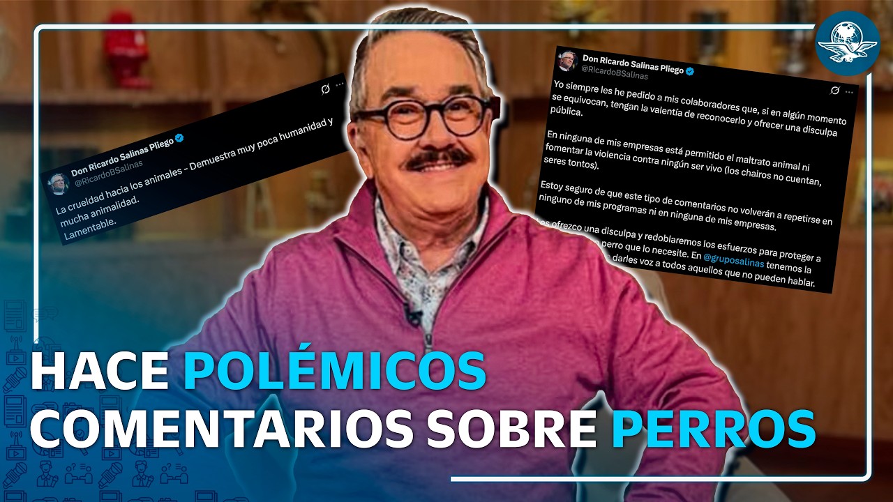 ¿Qué dijo Pedro Sola sobre los perros? Conductor se disculpa tras postura de Salinas Pliego