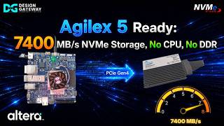Agilex™ 5上のNVMe-IP PCIe Gen4デモ