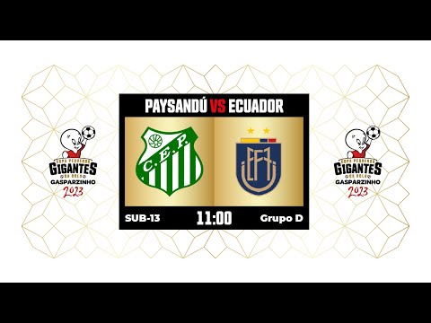Paysandú 1x5 EF7 Ecuador | SUB-13 | Copa Gasparzinho