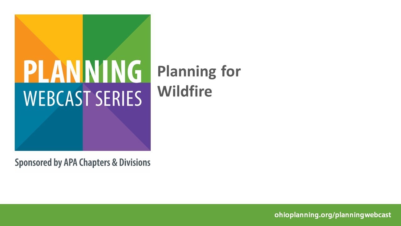 Planning for Wildfire