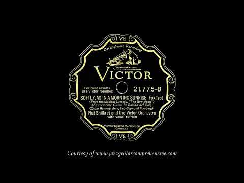 Nat Shilkret w/ Franklyn Baur (1928) FIRST RECORDING) [SOFTLY, AS IN A MORNING SUNRISE]
