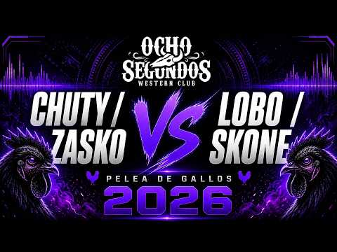 Skone, Lobo Estepario vs Chuty, Zasko (Exhibición)