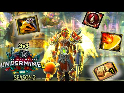 Holy Paladin PVP 3v3 ARENA Season 2 (WoW The War Within) [Patch 11.1] 🔥