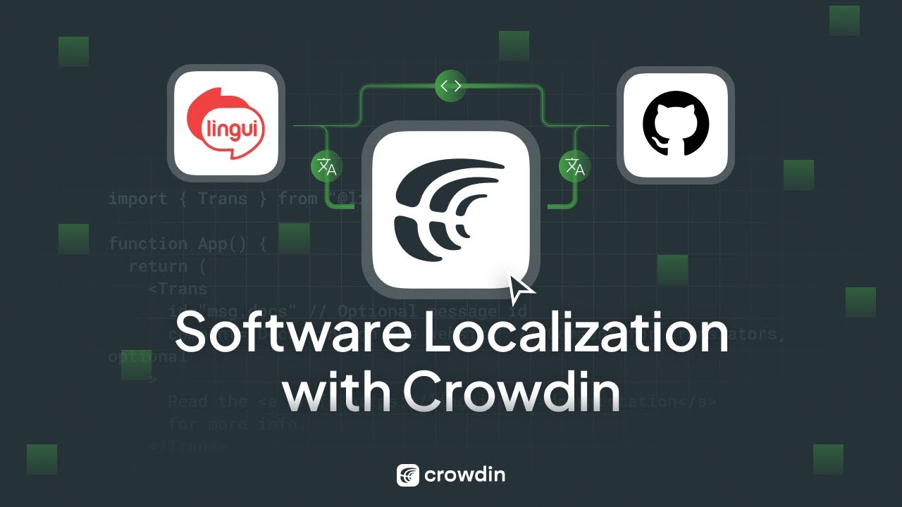 Automated Software Localization with Lingui, GitHub, and Crowdin