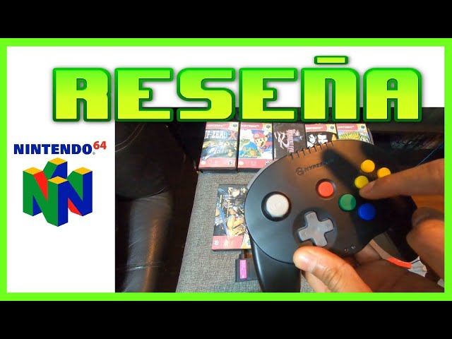 Vídeo relacionado con OSTENT Cableado Controlador Gamepad Joystick Joypad Compatible para Nintendo 64 N64 Consola Videojuegos Color Gris