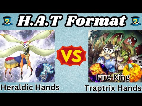 Heraldic Hands Vs Fire King Traptrix Hands! | HAT Format Replay Review! | 2014 Yu-Gi-Oh! WCQ