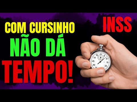 NÃO DÁ TEMPO DE FAZER CURSINHO PARA O CONCURSO INSS 2022