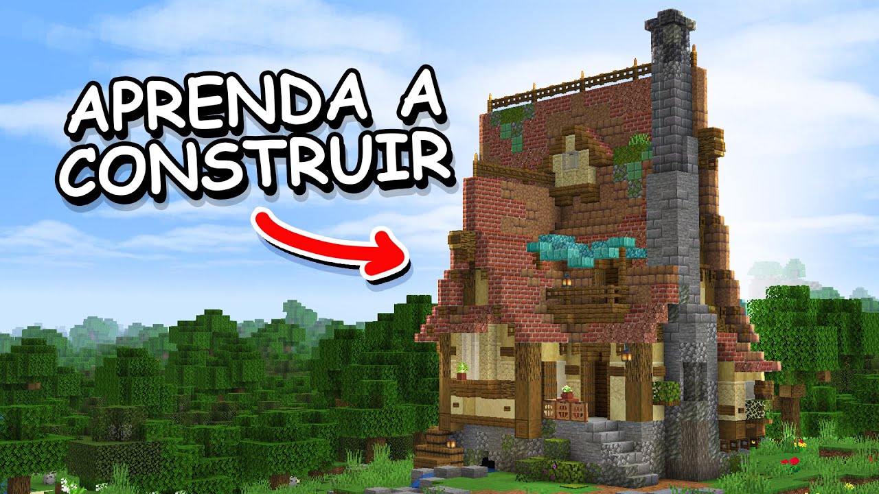como CONSTRUIR IGUAL UM PROFISSIONAL no MINECRAFT - TUTORIAL