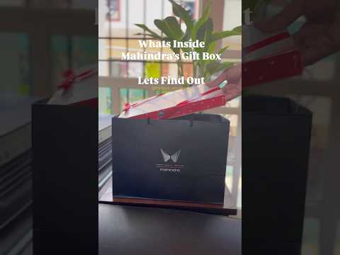 Lets Open the Gift box #mahindra #unboxingvideo #giftbox #cardelivery