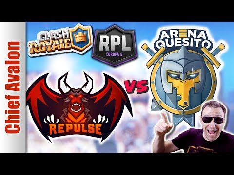 TEAM REPULSE vs ARENA QUESITO - RPL EUROPE IV SEMI-FINAL - Clash Royale eSports