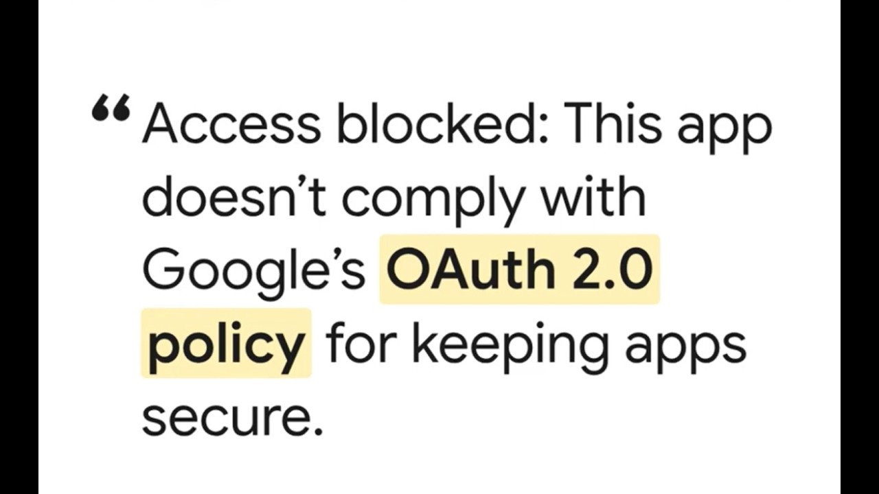 Fixing N8N Authorization Error with Google OAuth 2.0 | 400 Access blocked, invalid_request, etc