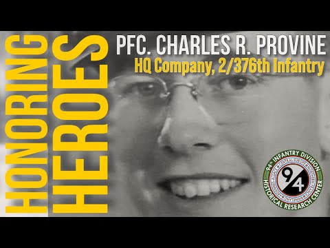 Interview with Charles Robert Provine Jr | 94th Infantry Division World War 2