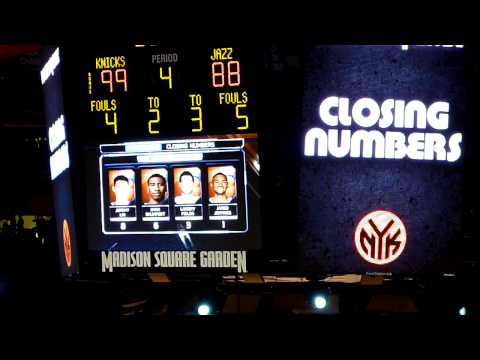 Closing numbers for Knicks vs. Jazz; Jeremy Lin leads with 28 points and 8 assists