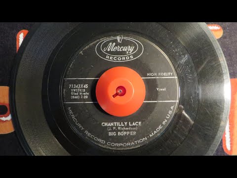 The Big Bopper - Chantilly Lace - Vinyl 45 rpm - 1958