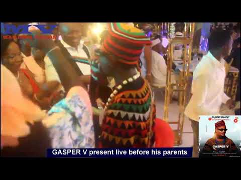 GASPER V live presentation before his parents during the wedding of his brother