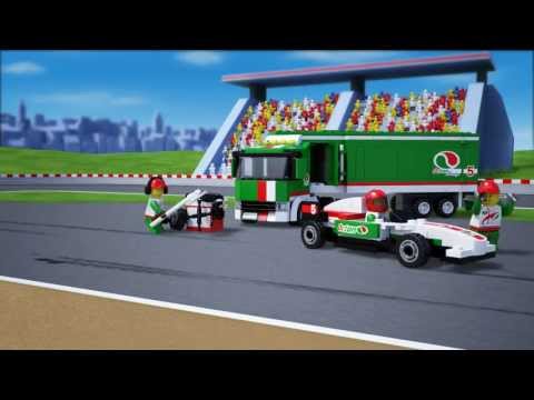 Lego City | 60025 | GRAND PRIX TRUCK | Lego 3D Review